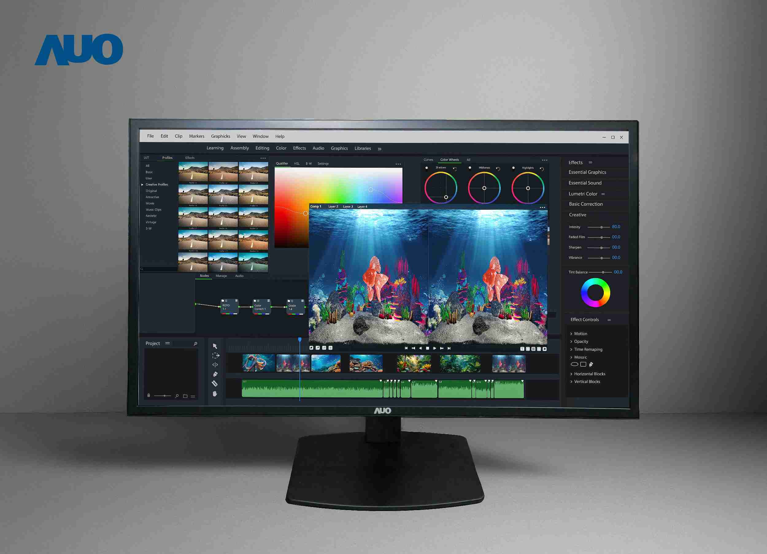 28国际开发32吋2D/3D专业桌上型显示器，，，拥有8K4K超高分辨率，，并以低串扰算法优化3D显示效果，，，，搭载自动眼球追踪功能，，能实时调整3D图像，，，，进行实时2D与3D无缝共存窗口，，，，提供图像设计工作者突破二维接口的崭新工作氛围与效率
